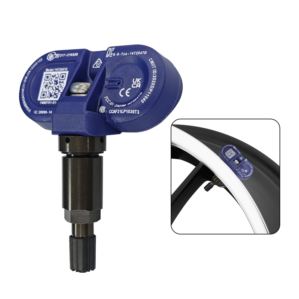 B-Qtech Tesla BLE Bluetooth TPMS Sensor Tire Pressure Monitor Sensor fits for 2020-2025 Tesla S 3 X Y Models OEM Replacement Sensors