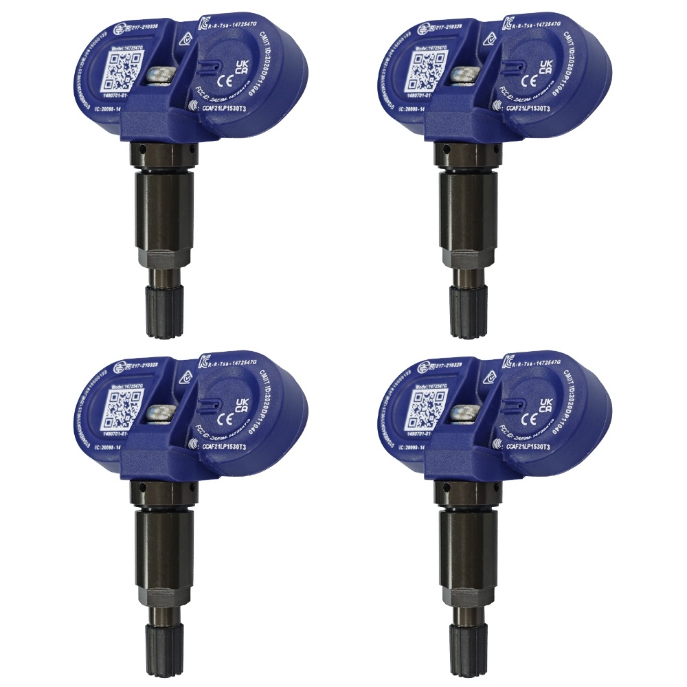 B-Qtech Tesla BLE Bluetooth TPMS Sensor Tire Pressure Monitor Sensors Easy Replacement Sensor OEM for Tesla Model 3 Y S X (4 Pcs)